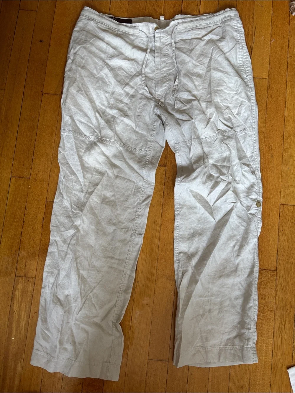 Perry Ellis Men's White Lightweight Chinos